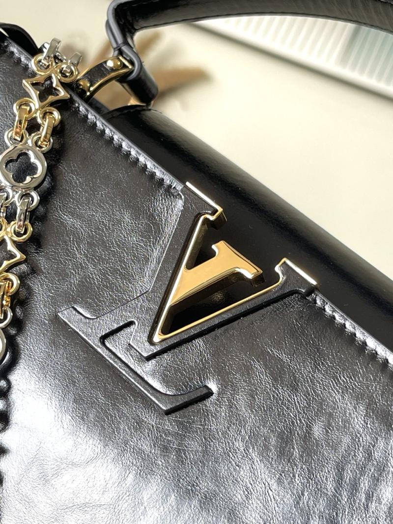 Louis Vuitton Capucines MM Souple Black M12924