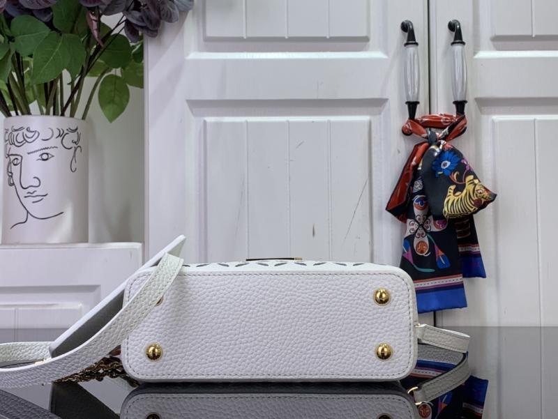 Louis Vuitton Capucines Mini Lily White M25497