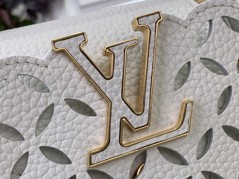 Louis Vuitton Capucines Mini Lily White M25497