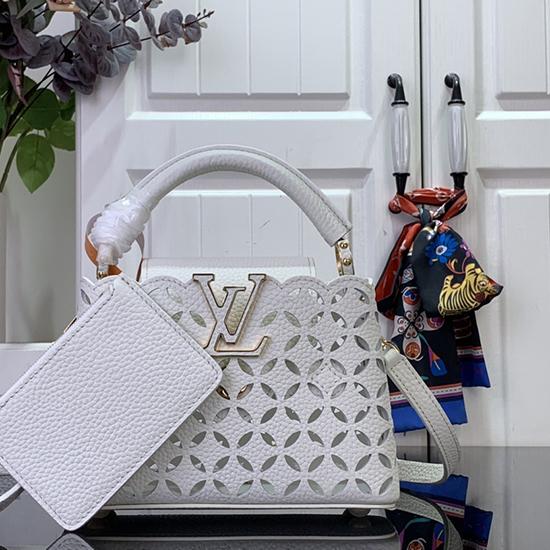 Louis Vuitton Capucines Mini Lily White M25497