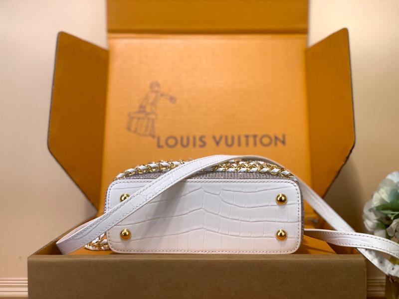 Louis Vuitton Capucines Mini White M83088