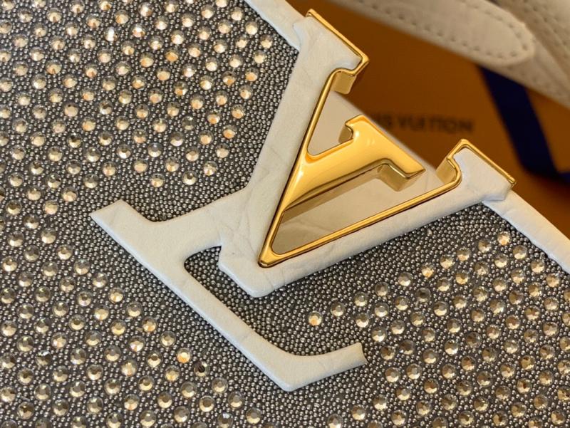 Louis Vuitton Capucines Mini White M83088