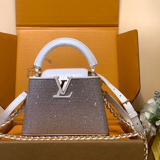 Louis Vuitton Capucines Mini White M83088