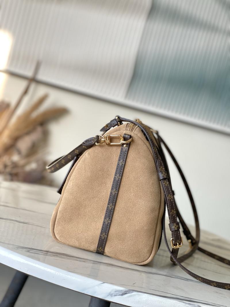 Louis Vuitton Suede Express MM Noisette M26358
