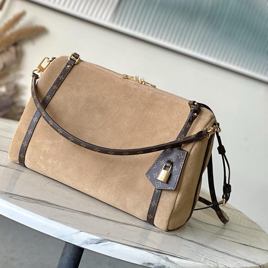 Louis Vuitton Suede Express MM Noisette M26358