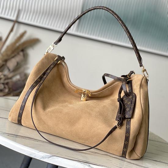 Louis Vuitton Suede Express Travel Brown M26037