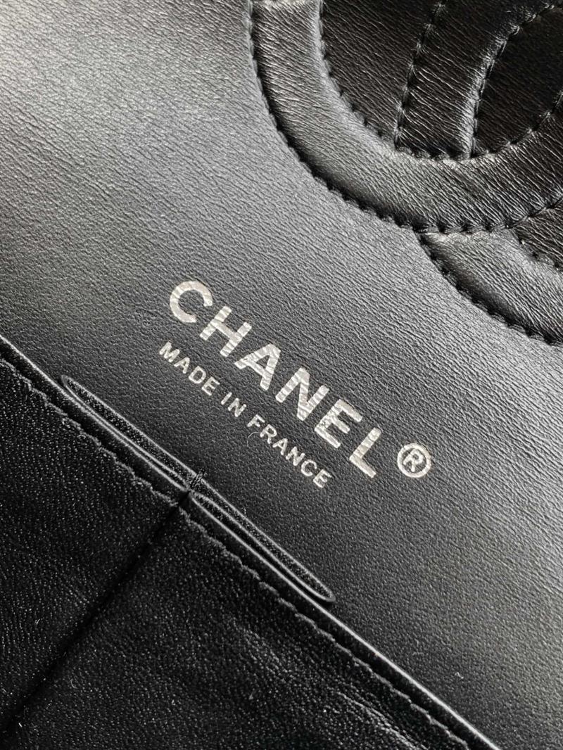Medium Chanel Denim Handbag Black A01112