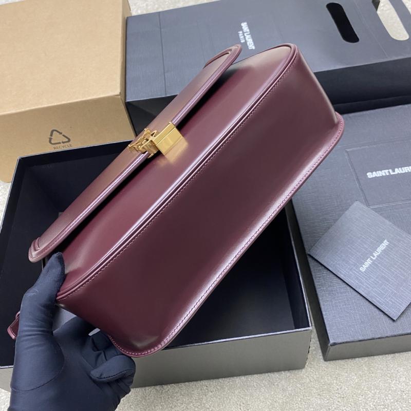 Saint Laurent Solferino Large Burgundy 832332
