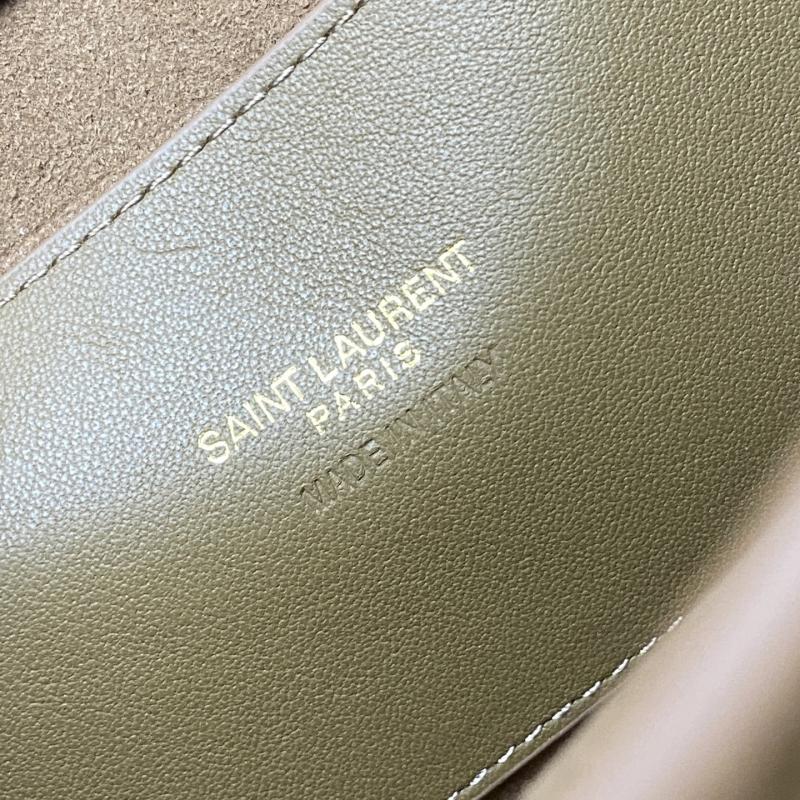 Saint Laurent Suede Solferino Medium Bag Brown 832330