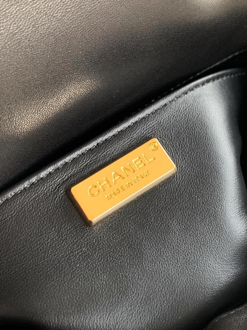 Small Chanel Sequins Handbag Black A91101