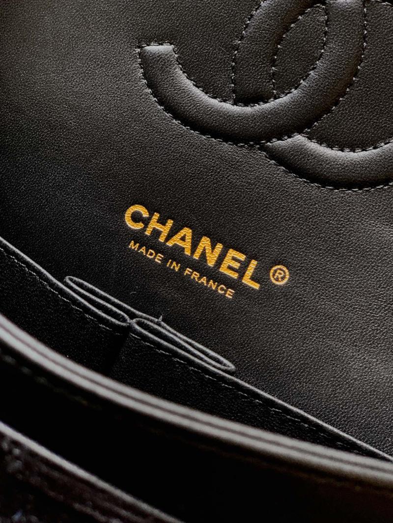 Small Chanel Velvet Flap Bag Black A01117