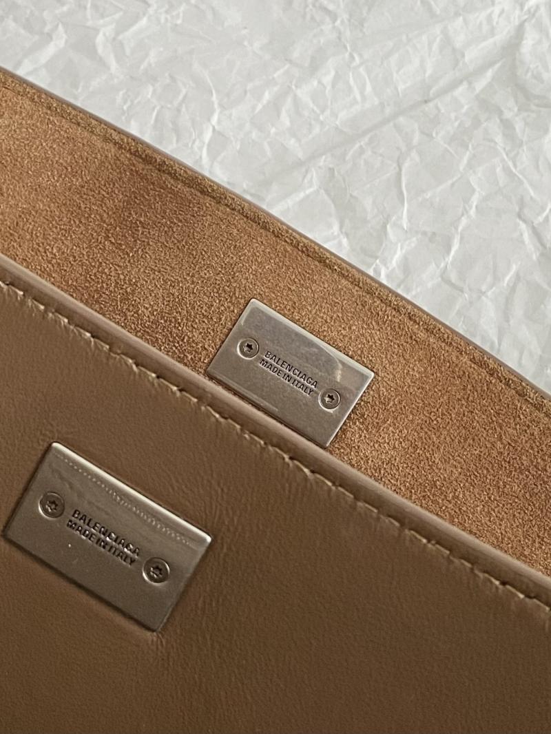 Balenciaga Rodeo Suede Medium Handbag Brown B789772