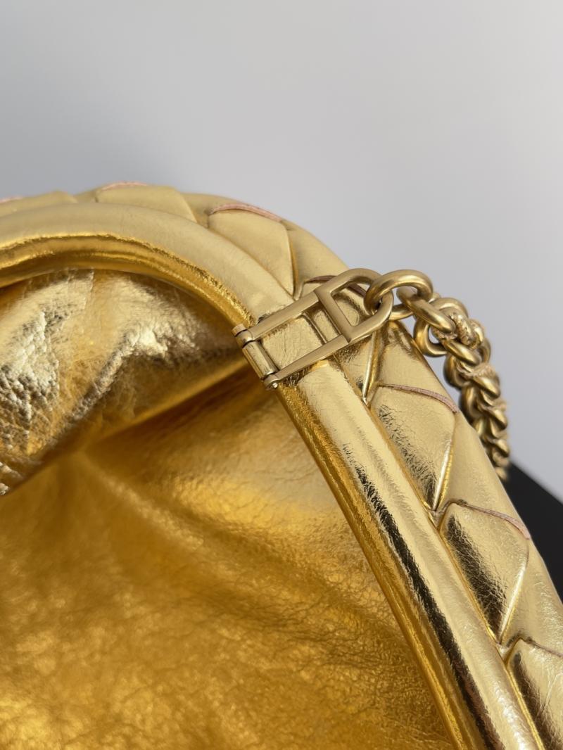 Bottega Veneta Lauren 1980 Gold 785807