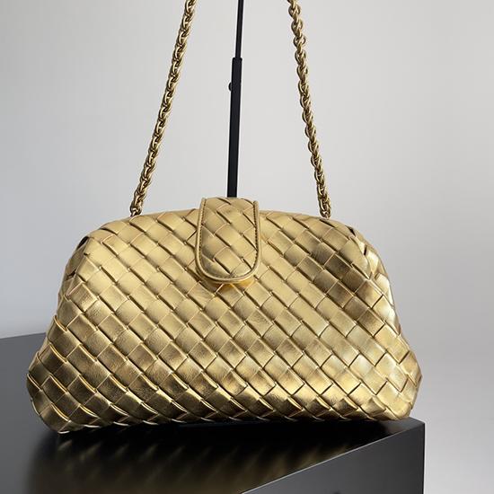 Bottega Veneta Lauren 1980 Gold 785807