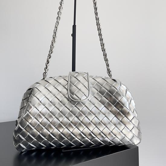 Bottega Veneta Lauren 1980 Silver 785807