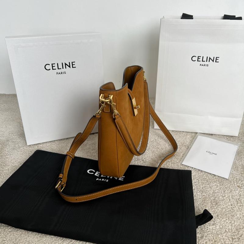 Celine Small Suede Camille 16 Soft Bag Black 120693
