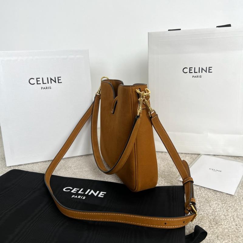 Celine Small Suede Camille 16 Soft Bag Black 120693
