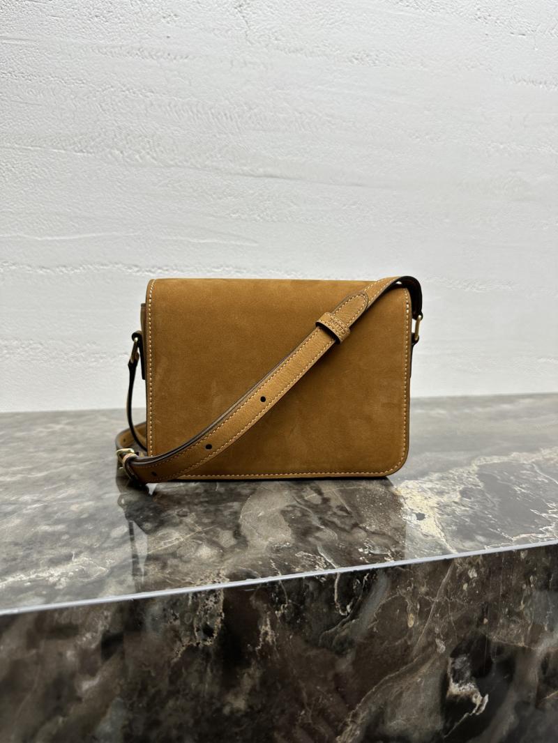 Celine Small Suede Triomphe Bag Brown C188423