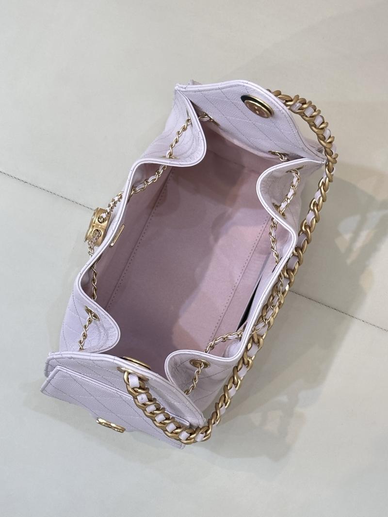 Chanel 25 Small Handbag Light Purple AS5293