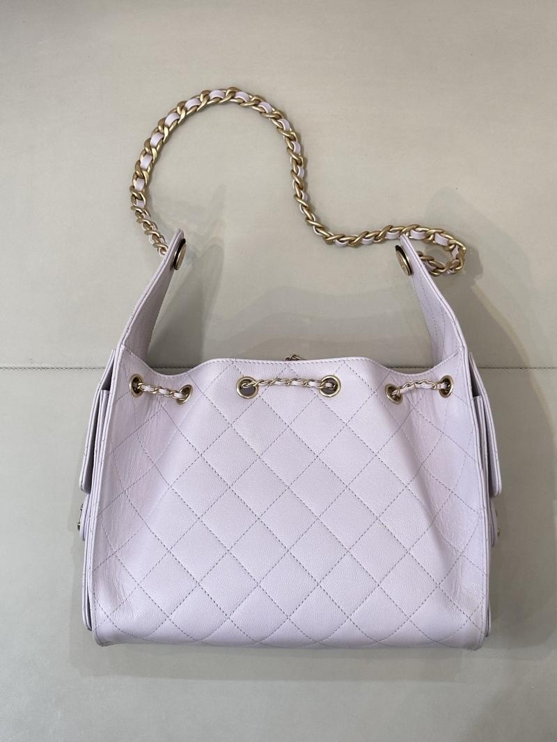 Chanel 25 Small Handbag Light Purple AS5293