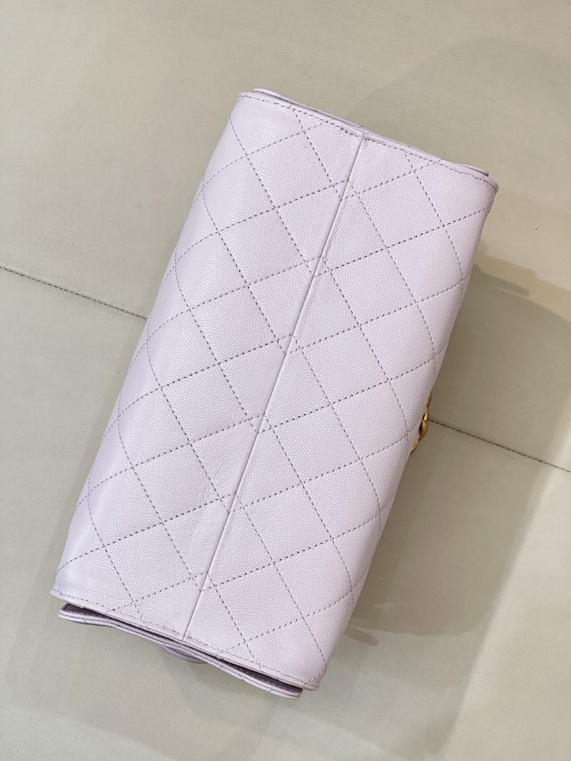Chanel 25 Small Handbag Light Purple AS5293