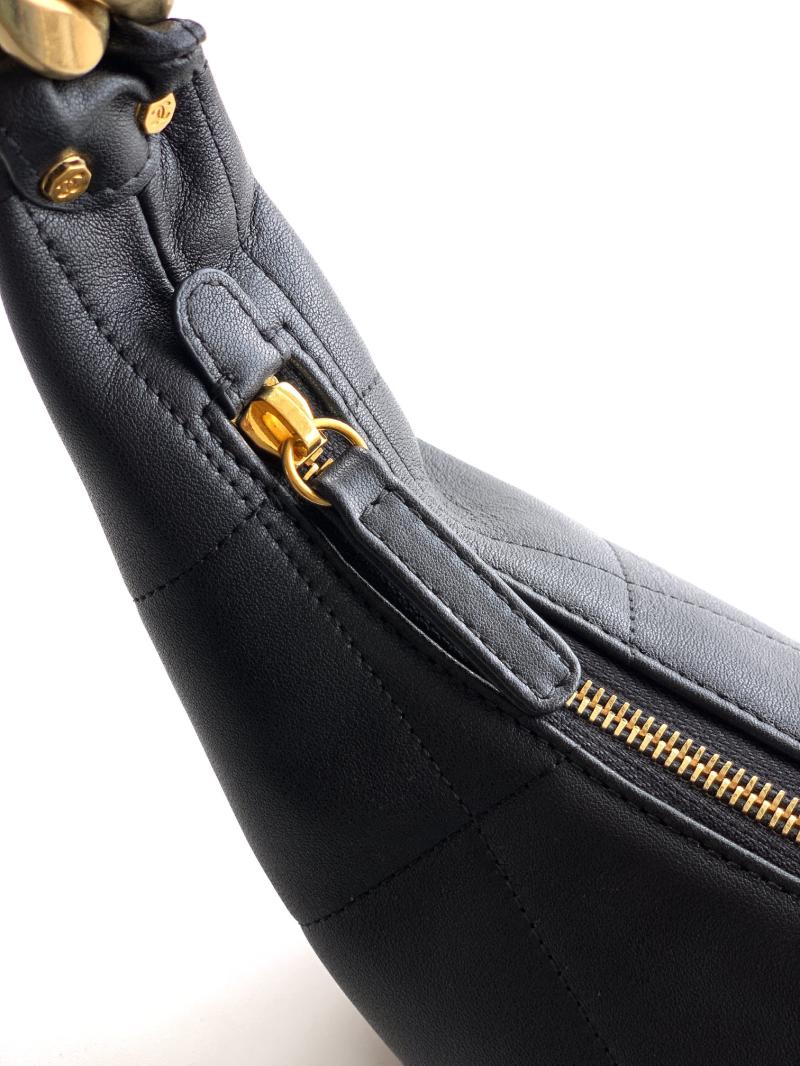 Chanel Calfskin Hobo Bag Black AS5837