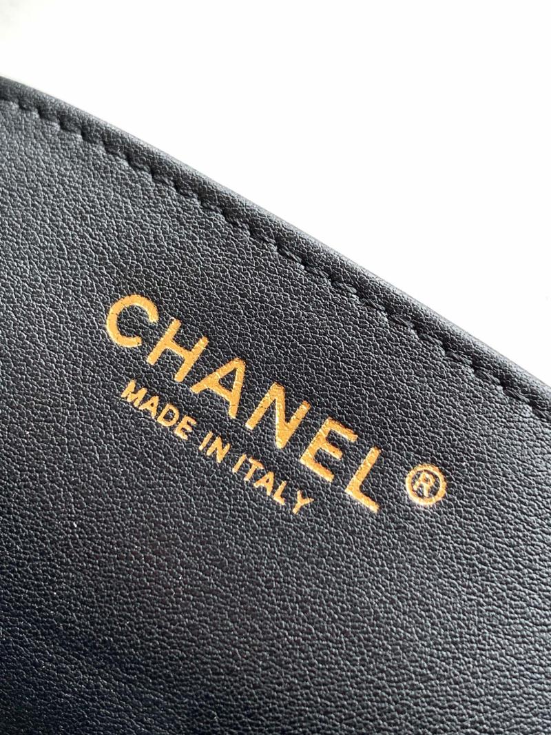 Chanel Calfskin Hobo Bag Black AS5837