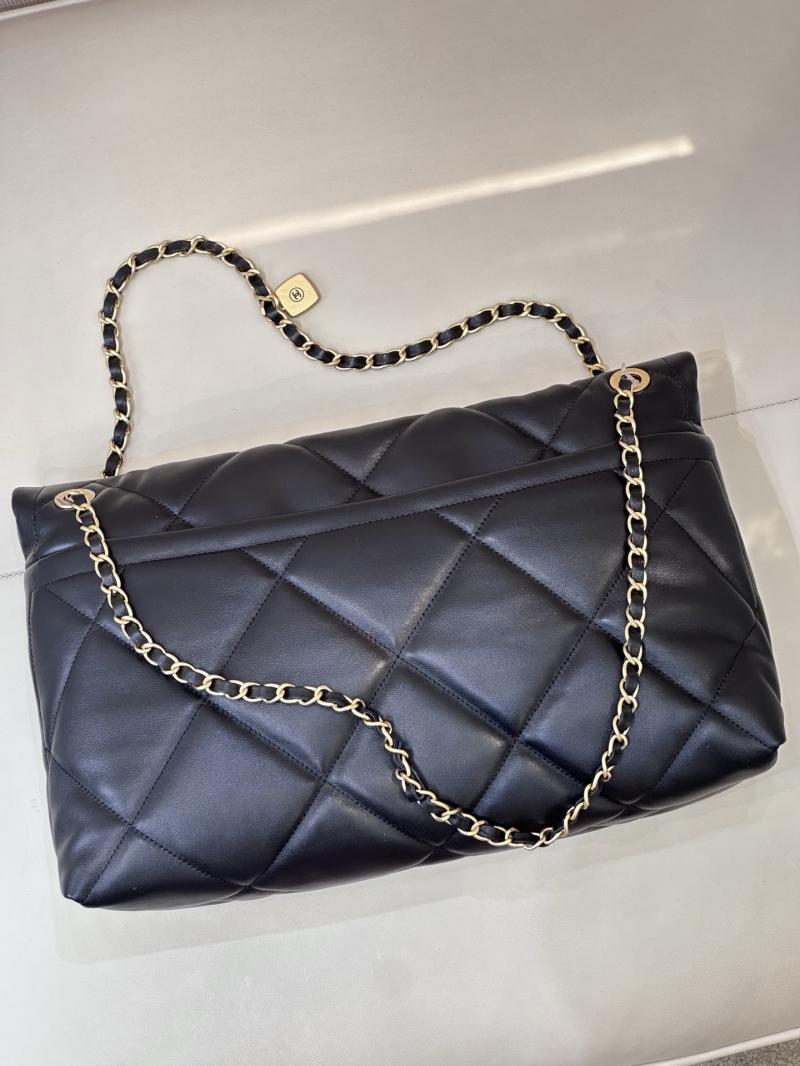 Chanel Lambskin Maxi Flap Bag Black AS5727