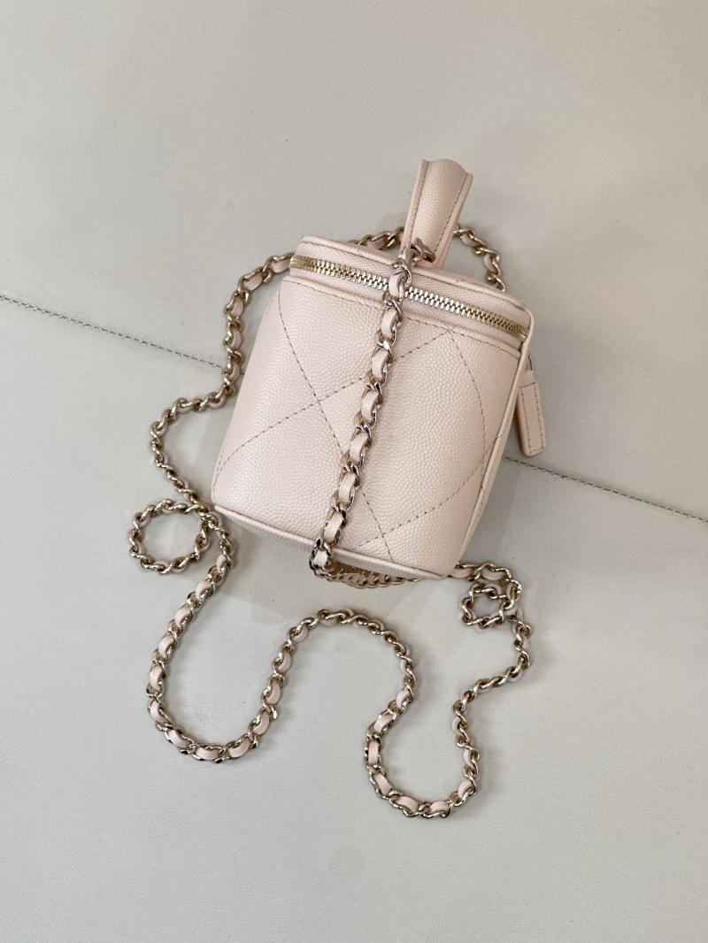 Chanel Long Vanity With Chain Beige AP4933