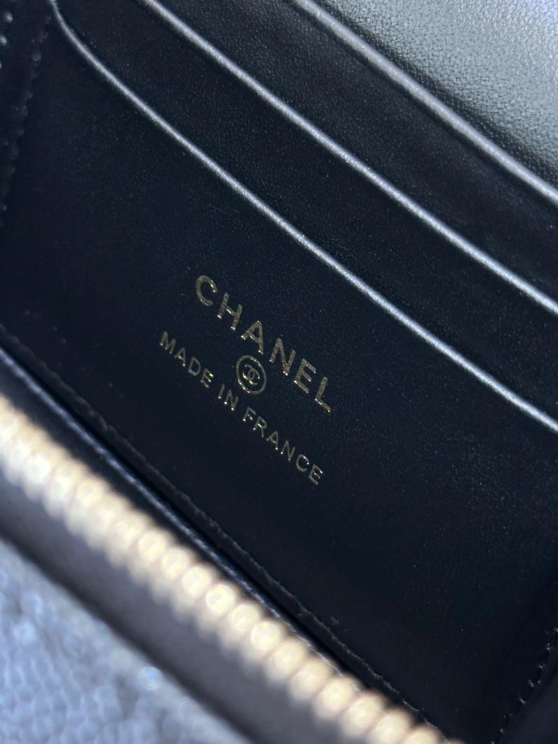 Chanel Long Vanity With Chain Black AP4933