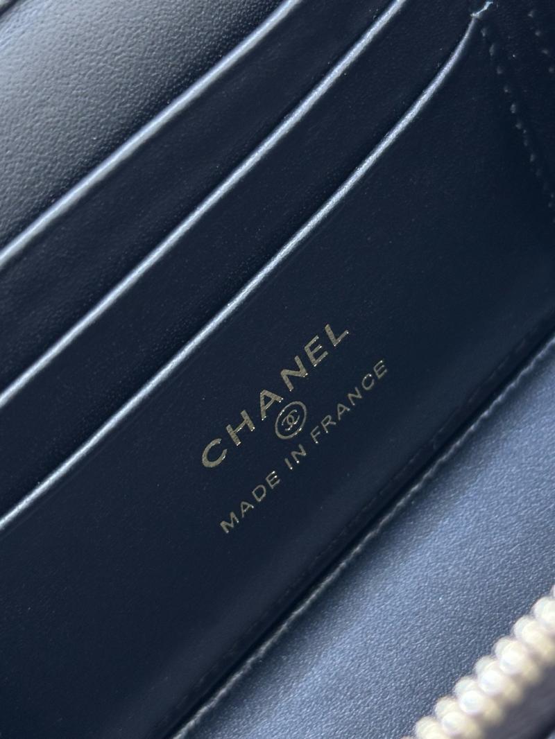 Chanel Long Vanity With Chain Black AP4933