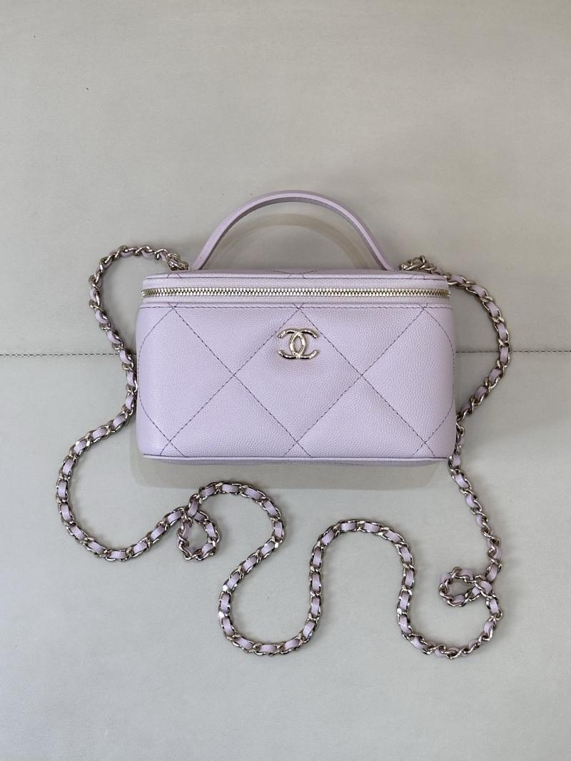 Chanel Long Vanity With Chain Pink AP4933