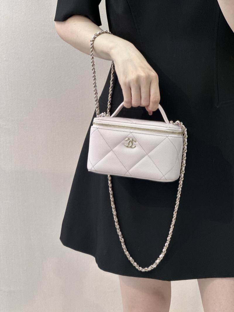 Chanel Long Vanity With Chain Pink AP4933