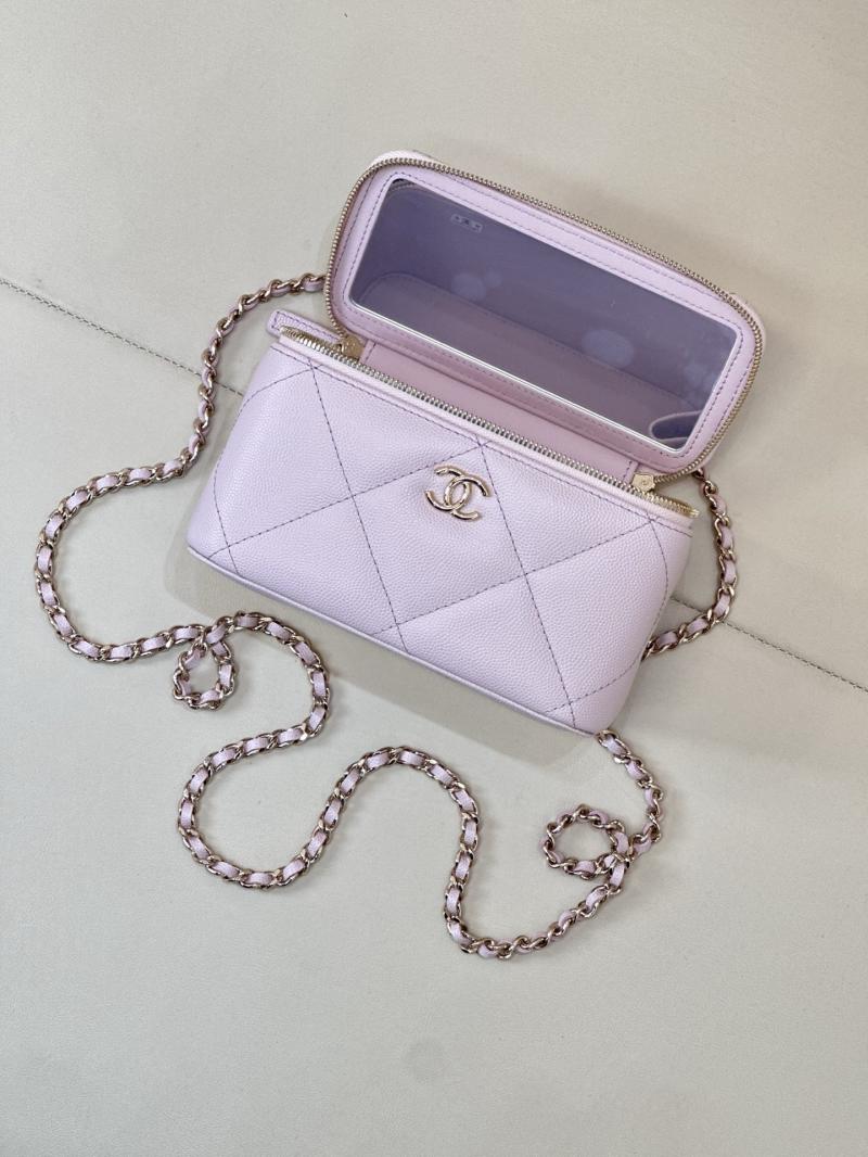 Chanel Long Vanity With Chain Pink AP4933