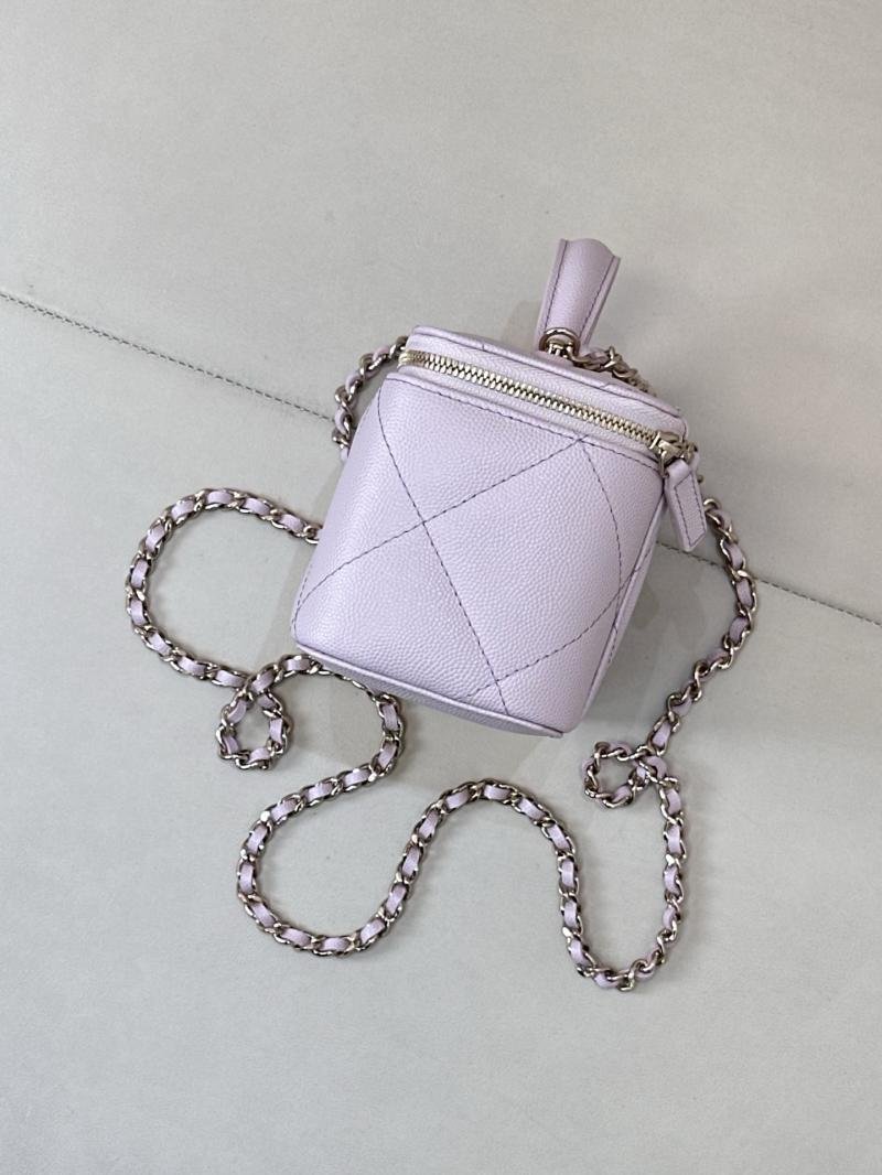 Chanel Long Vanity With Chain Pink AP4933
