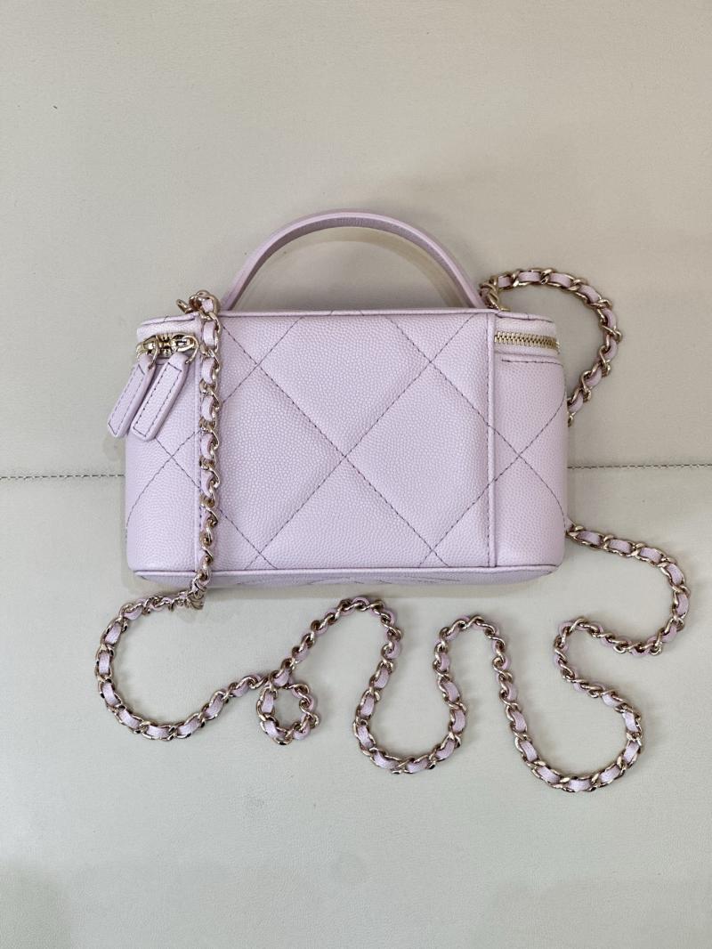 Chanel Long Vanity With Chain Pink AP4933