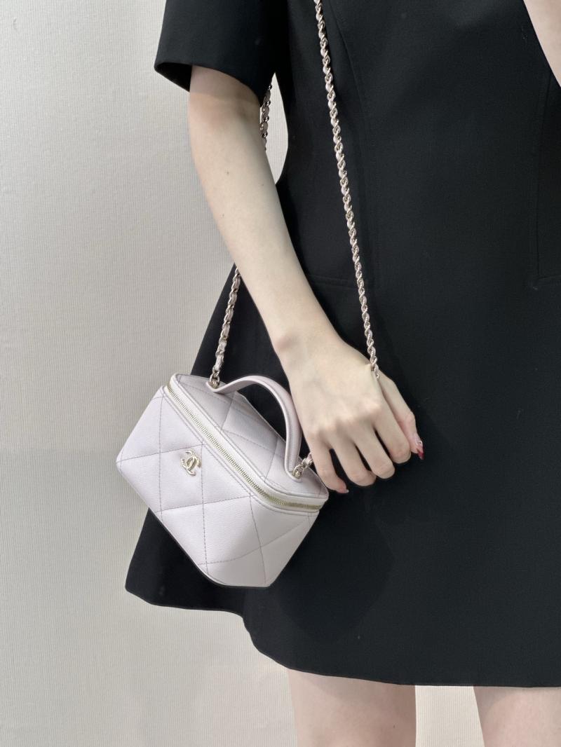 Chanel Long Vanity With Chain Pink AP4933