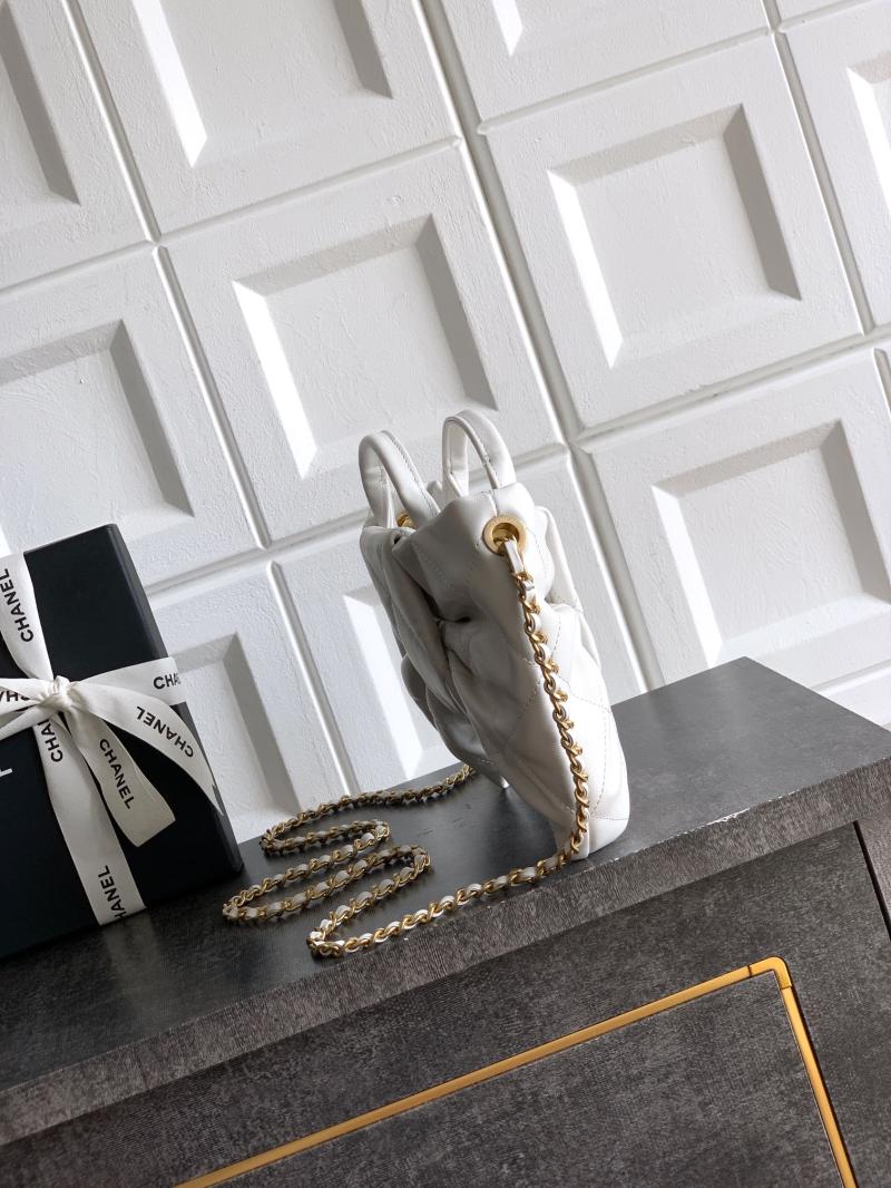 Chanel Mini Bow Bag White AS5849