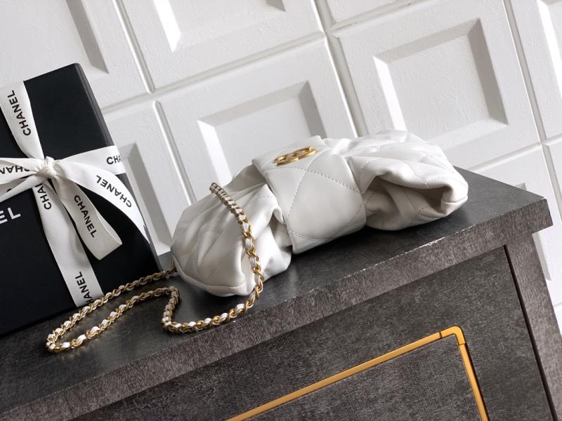 Chanel Mini Bow Bag White AS5849