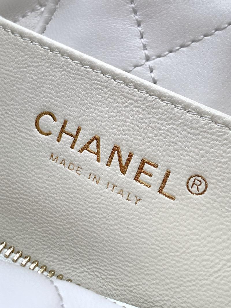 Chanel Mini Bow Bag White AS5849