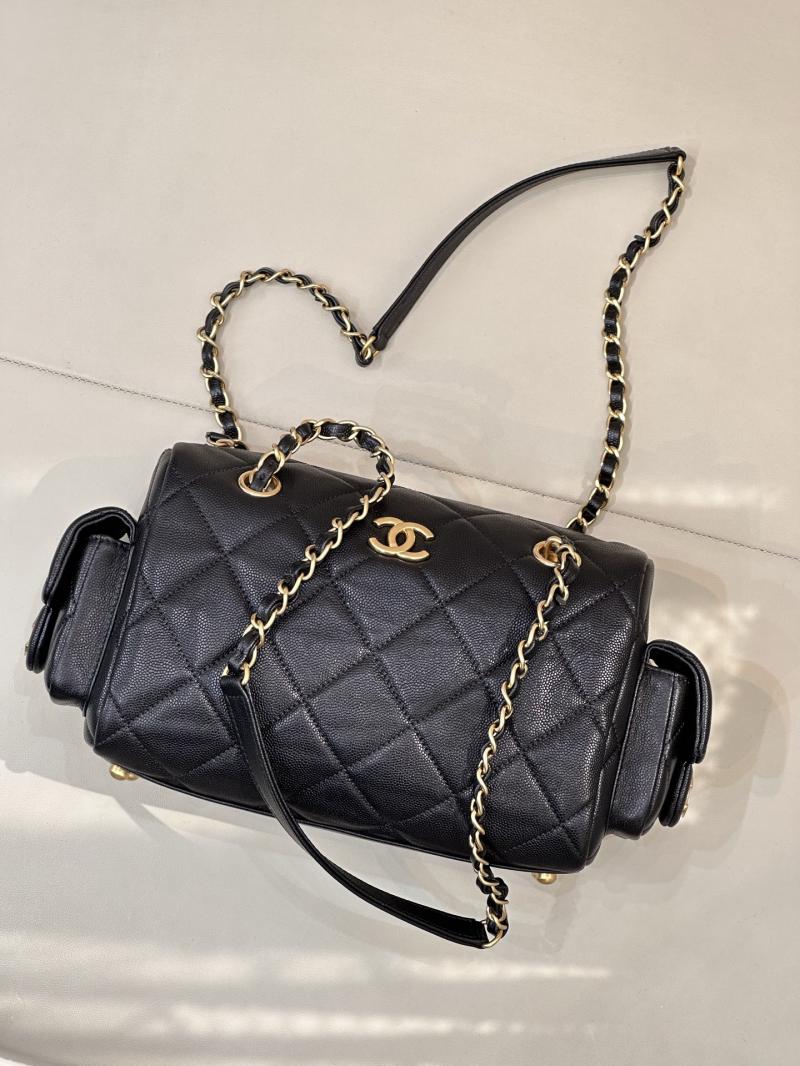 Chanel Small Bowling Bag Black AS5792