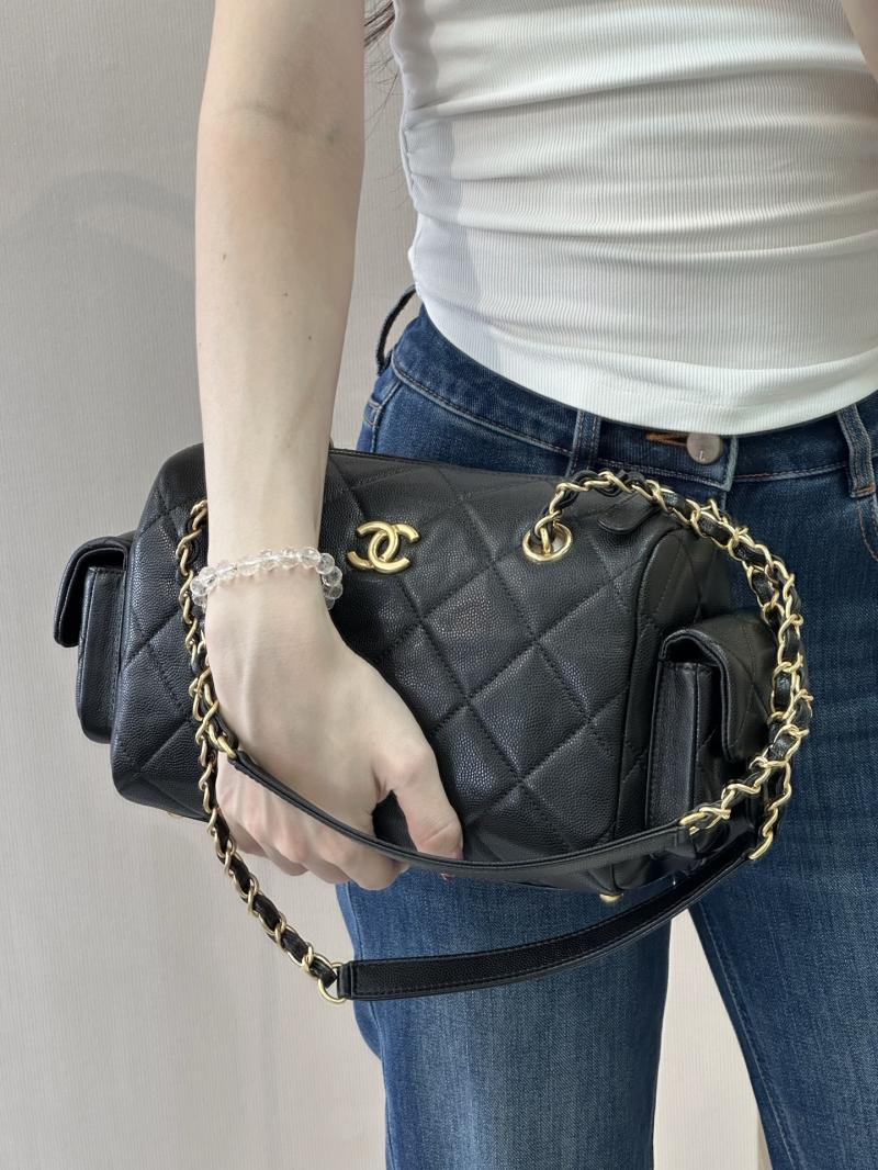 Chanel Small Bowling Bag Black AS5792
