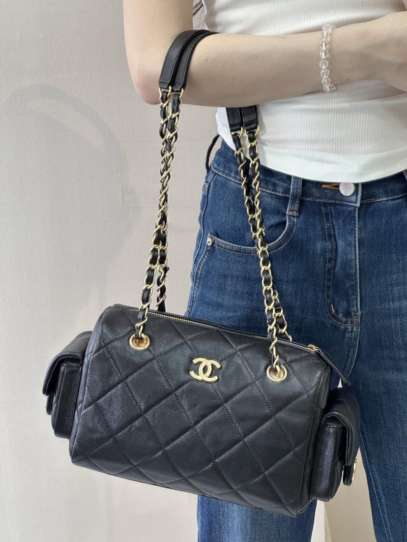 Chanel Small Bowling Bag Black AS5792