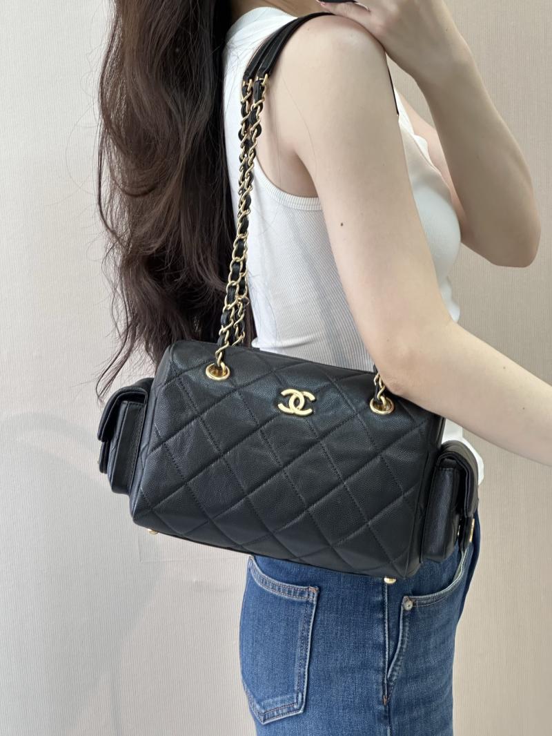 Chanel Small Bowling Bag Black AS5792