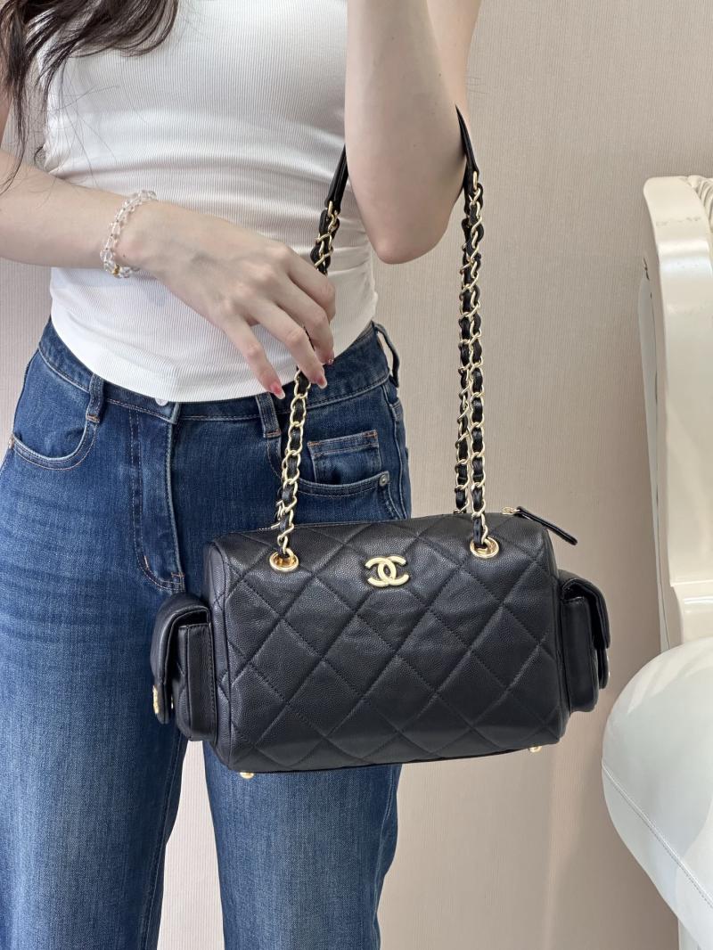 Chanel Small Bowling Bag Black AS5792