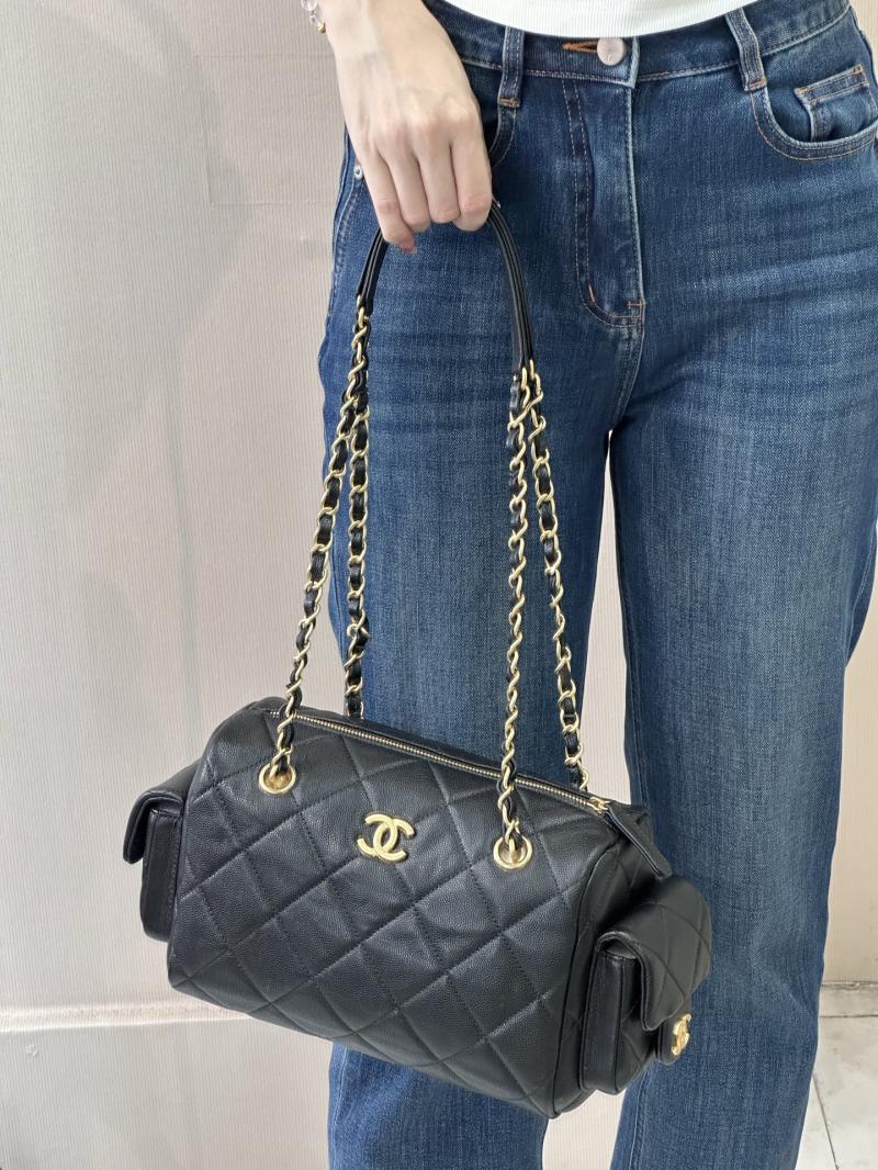Chanel Small Bowling Bag Black AS5792
