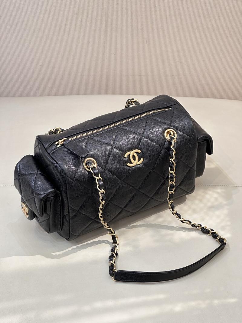 Chanel Small Bowling Bag Black AS5792