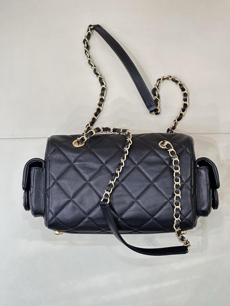 Chanel Small Bowling Bag Black AS5792