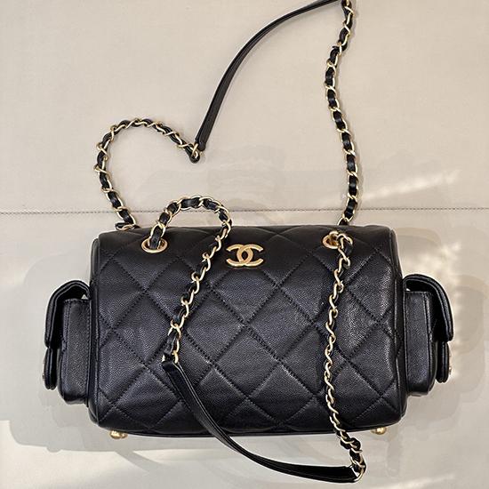 Chanel Small Bowling Bag Black AS5792