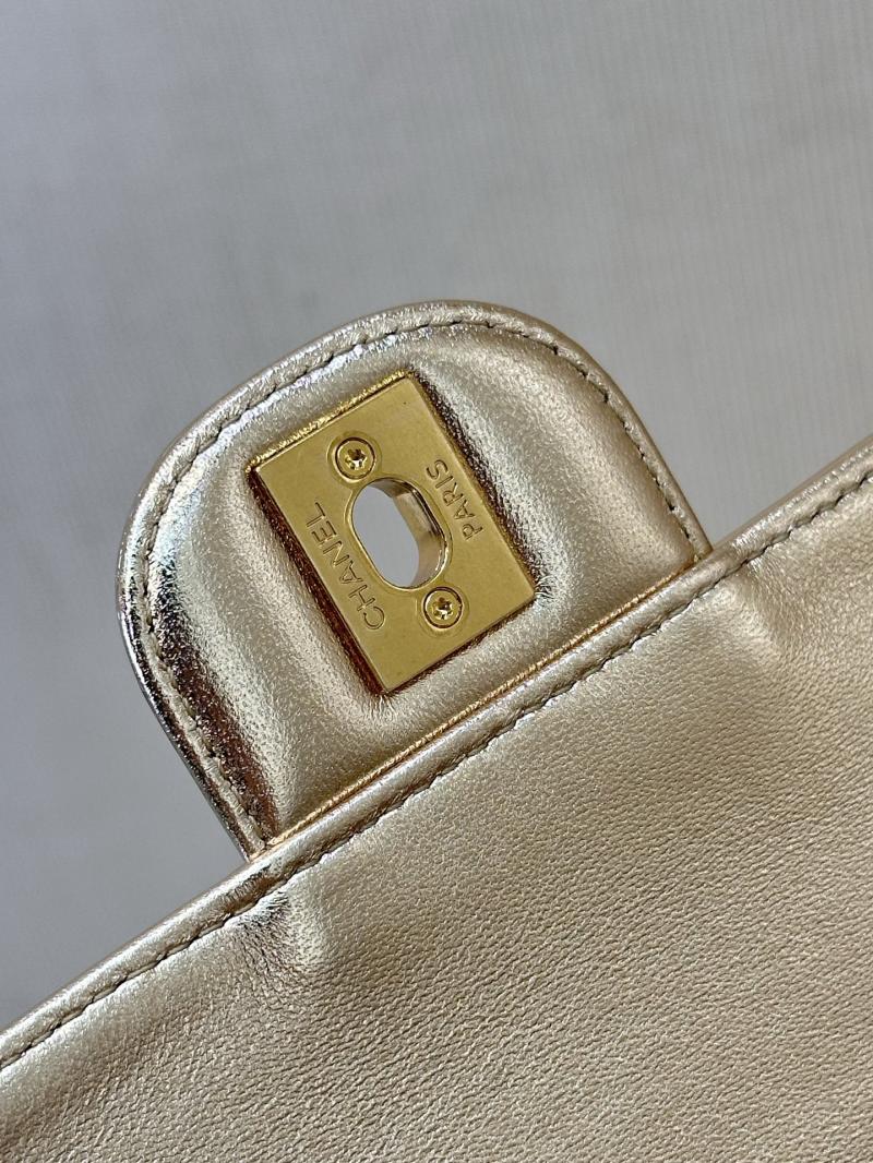 Chanel Small Clutch with Chain Light Gold AP4892